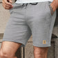 Weiße Waffelmuster-Shorts - Finn
