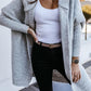 FallStil® - Oversize Boxy-Langarm-Strickjacke mit Kapuze