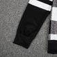 FallStil® - Schwarz-weißer Schachbrett-Kapuzenpulli