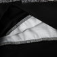 FallStil® - Schwarz-weißer Schachbrett-Kapuzenpulli