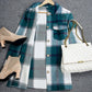 FallStil® - "Back in the Days" Karierte Strickjacke