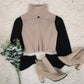 FallStil® - Mod Block Rollkragenpullover