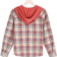 HerbstTrend® - 90er Jahre Karo Hoodie Knopfleiste