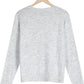 FallStil® - Grey Days Klassischer Pullover mit Knopfleiste