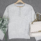 FallStil® - Grey Days Klassischer Pullover mit Knopfleiste