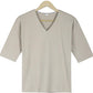Carl&Coni® - Comfy Elegance Set aus Oberteil mit V-Ausschnitt und knöchellanger Hose