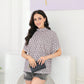 SpringStil® - Retro Print Mock Neck Top