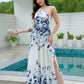 SpringStil® - Schickes One Shoulder Maxikleid mit Druck