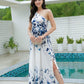 SpringStil® - Schickes One Shoulder Maxikleid mit Druck