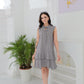 FallStil® - Schickes ärmelloses Minikleid in Apricot