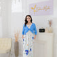 SpringStil® - Jugendliches blaues Midikleid mit Seitentaschen