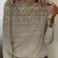 Even&Vil® - Gold Luxe Ombre Print Langarm-Top