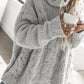 FallStil® - Aspen Cable Knit Oversized Pullover mit hohem Halsausschnitt
