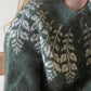 Monci® - Grüner Langarmpullover mit Druck
