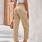 Kirsten - Unifarbene Hose mit hoher Taille