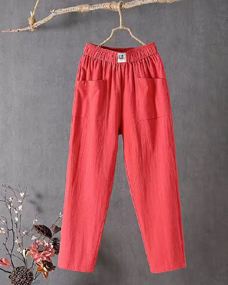 HARPER |LOCKER SITZENDE HOSEN