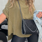 Perlenverziertes Oversized T-Shirt – Lässig Chic