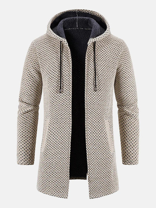 CHRIS - Langer Sweater mit Fleece