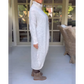 AMALIE -  Langer Pullover mit hohem Halsausschnitt