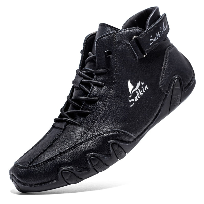 Alex - Ultra bequeme und rutschfeste Barfußschuhe aus Echtleder (Unisex)