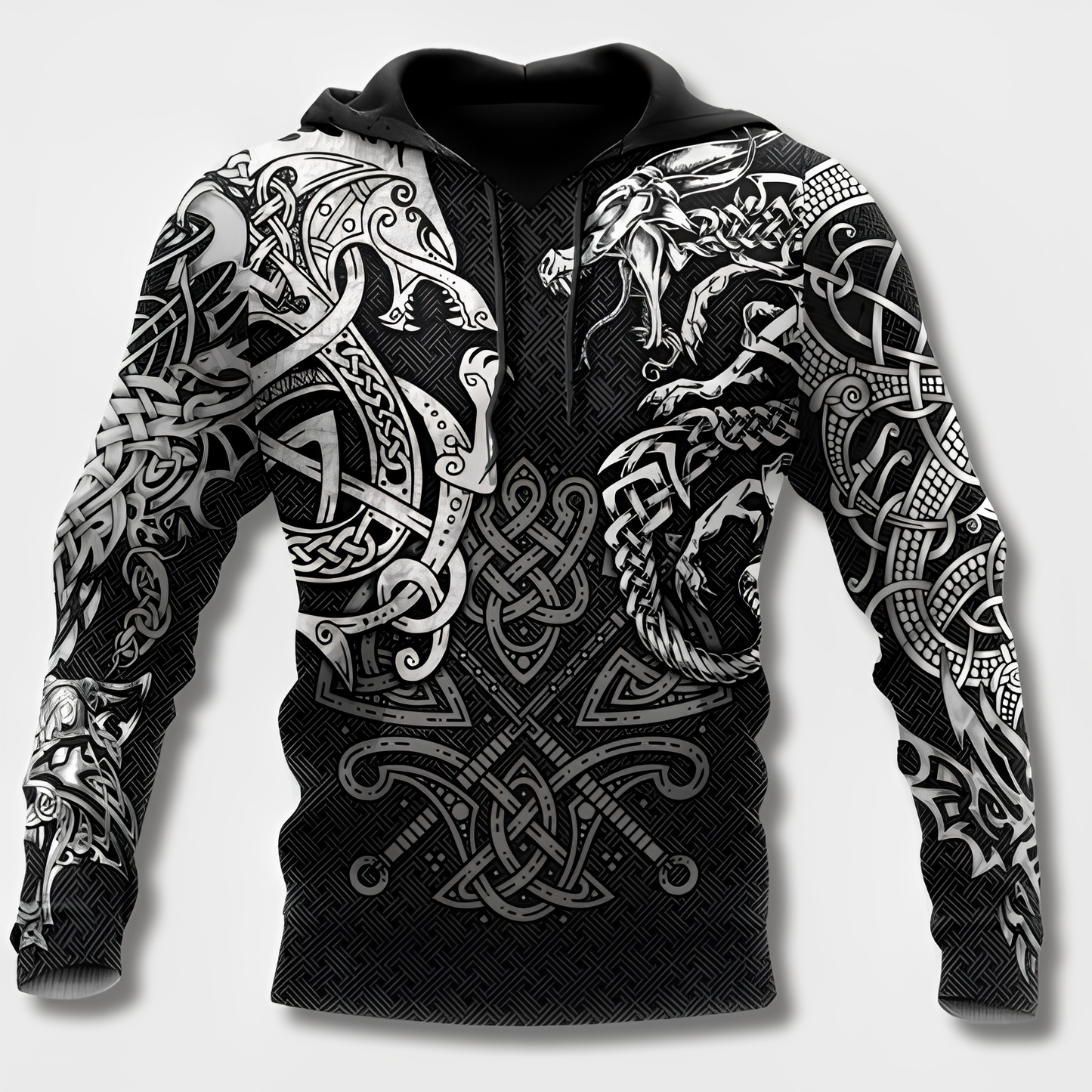 Warrior -  Wikinger-Kapuzenpulli