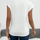 Weißes V-Ausschnitt T-Shirt - Laura