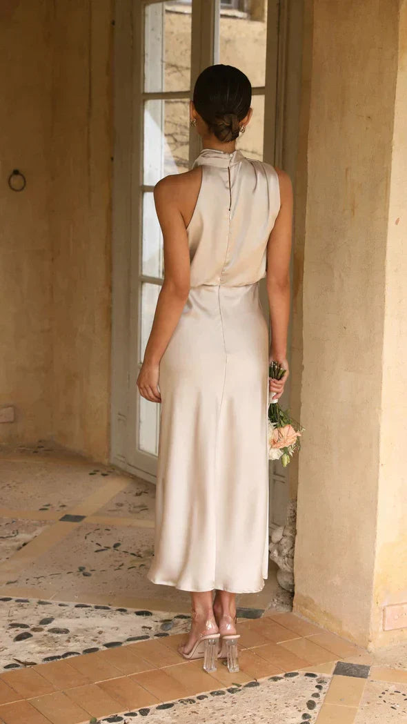BELLE – glänzendes langes kleid