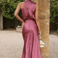 BELLE – glänzendes langes kleid