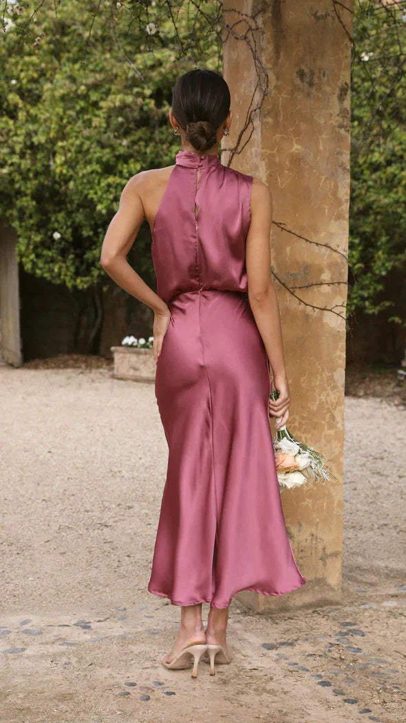 BELLE – glänzendes langes kleid