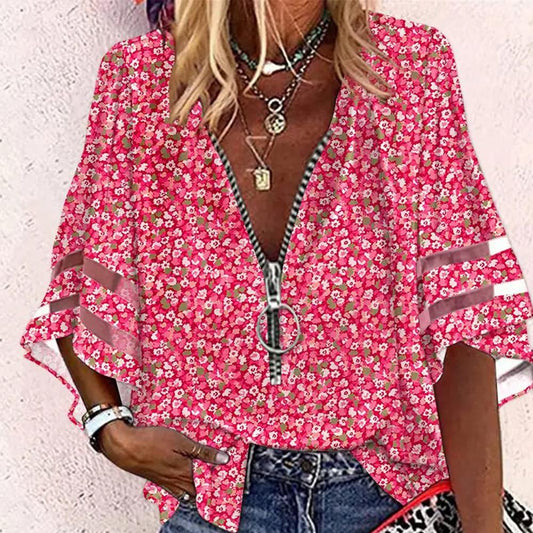 FloraChic Bluse