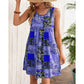 Lina - Oranges Patchwork Sommerkleid