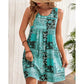 Lina - Oranges Patchwork Sommerkleid