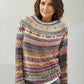 WinterTrend® - Elegant Print Multicolor Sweater
