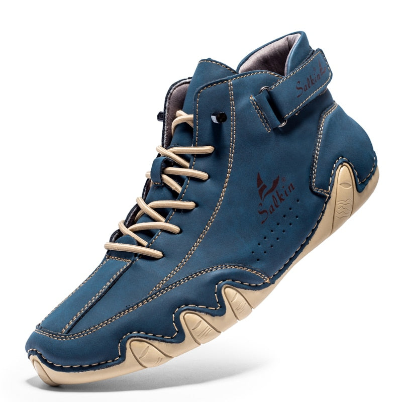 Alex - Ultra bequeme und rutschfeste Barfußschuhe aus Echtleder (Unisex)