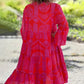 Kleid aus boho-baumwolle - Vellana
