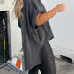 Perlenverziertes Oversized T-Shirt – Lässig Chic