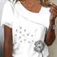SpringStil® - Weißes kurzärmeliges Print-Top