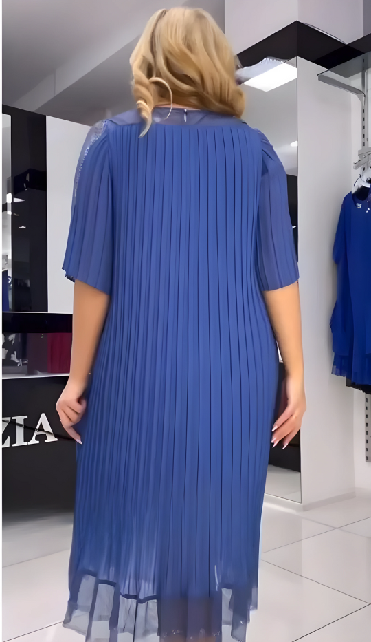 Schönes plissiertes Kleid - Nana