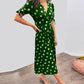 Selena | Kleid mit V-Ausschnitt und Polka Dots