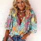 SpringStil® - Auffälliges Paisley Shirt mit 3/4 Ärmeln