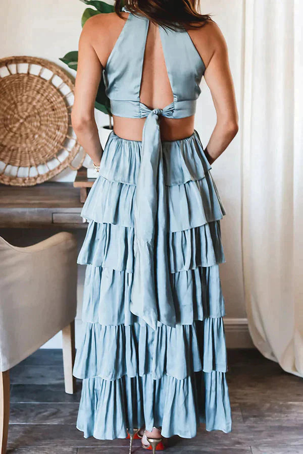 Franziska | Maxikleid mit mehreren Etagen