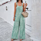 Leah | Modischer Overall mit quadratischem Ausschnitt und Taschen