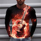 Chay – blaue gitarren-sweatshirts für männer