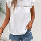 Weißes Broderie-T-Shirt - Isabella