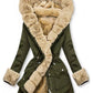 Lou - Gepolsterte Jacke mit warmem Plüschfutter