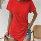 Weißes Twist-Shirt - Eva