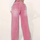 Blaue Palazzo-Jeans - Vanessa