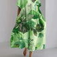 Andria - Lockeres Damenkleid mit botanischem Blumenmuster