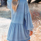 Elegantes Oversize-Jeanshemdkleid