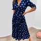 Selena | Kleid mit V-Ausschnitt und Polka Dots